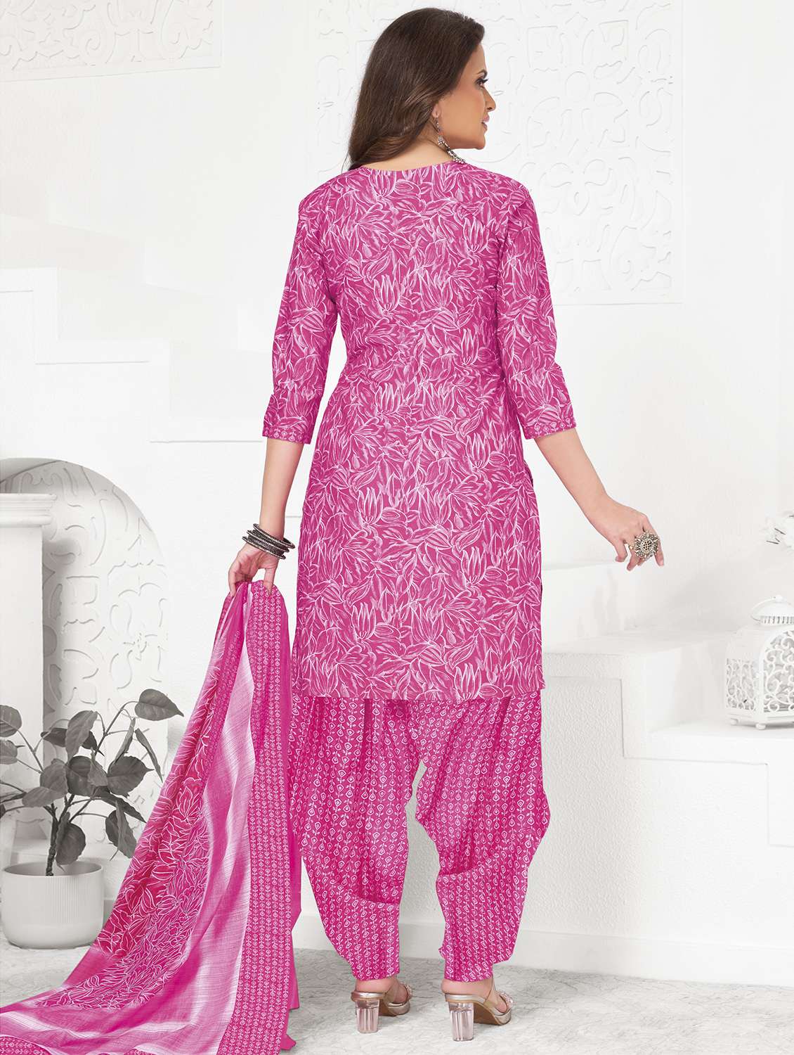 women printed unstitched salwar suit set - 22226375 -  Standard Image - 1