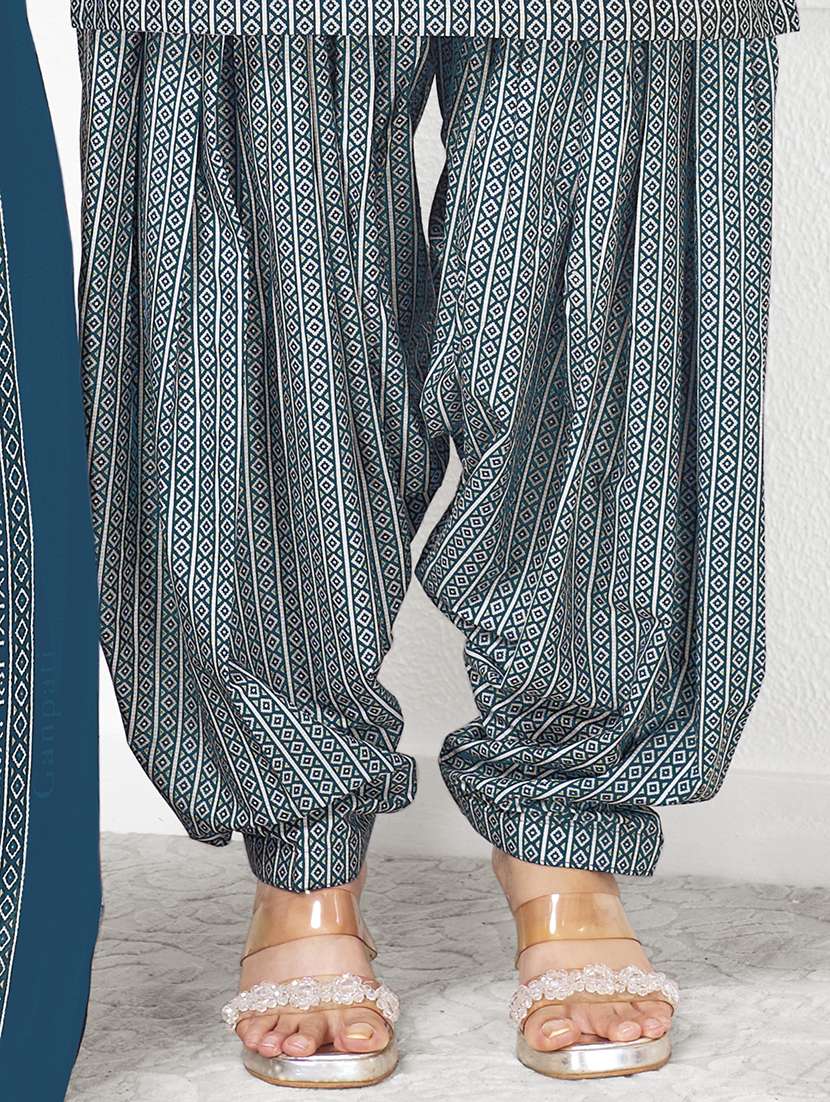 women floral printed unstitched salwar suit set - 22226430 -  Standard Image - 4