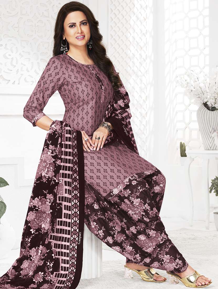 women printed unstitched salwar suit set - 22226438 -  Standard Image - 1
