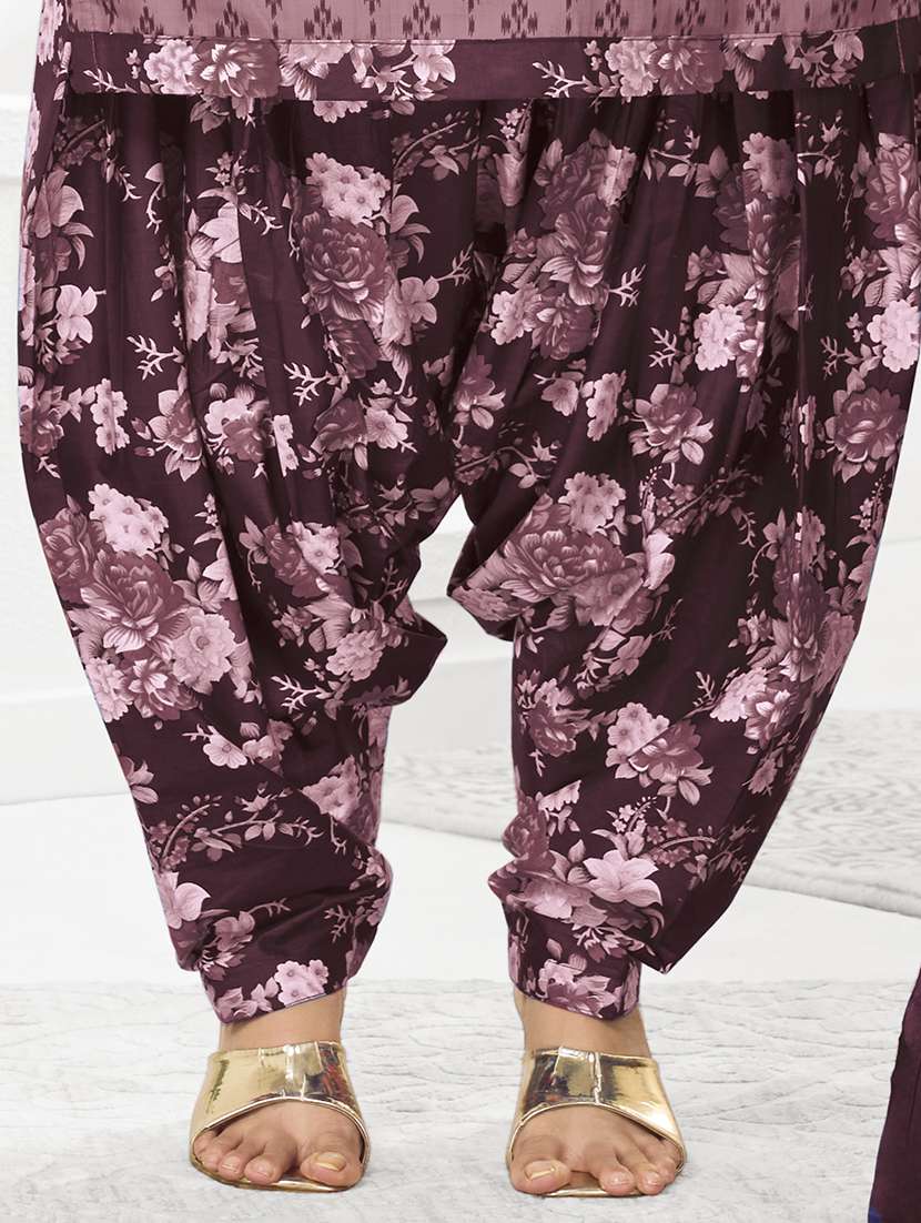 women printed unstitched salwar suit set - 22226438 -  Standard Image - 4