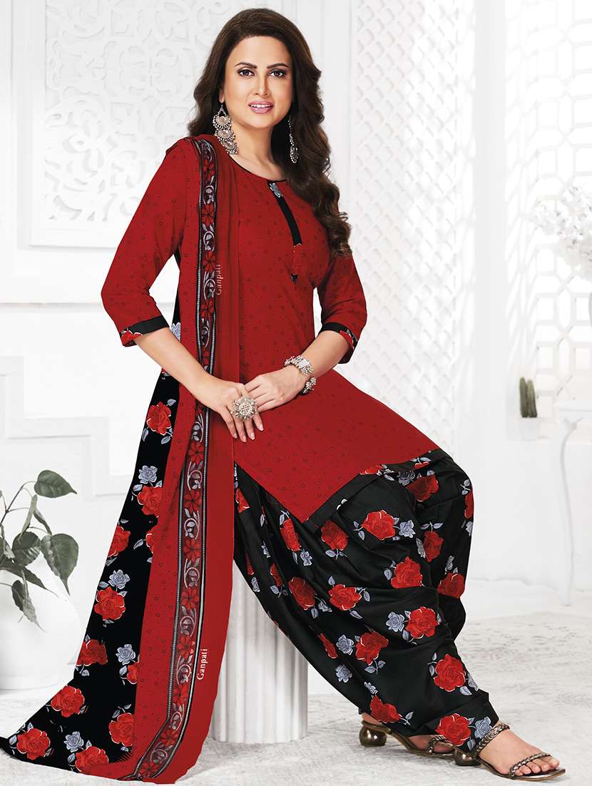 women solid unstitched salwar suit set - 22226440 -  Standard Image - 1