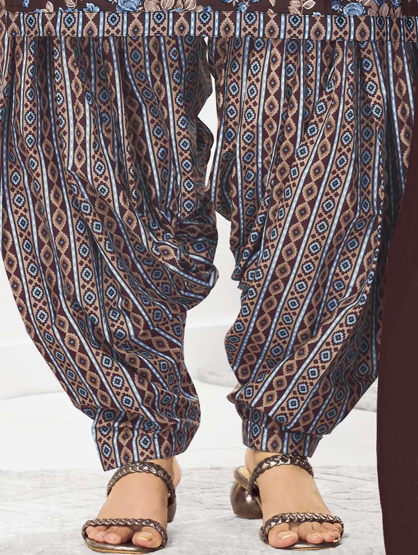 women floral unstitched salwar suit set - 22226441 -  Standard Image - 4