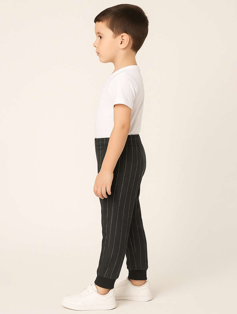 boys striped mid rise jogger - 22226450 -  Standard Image - 1