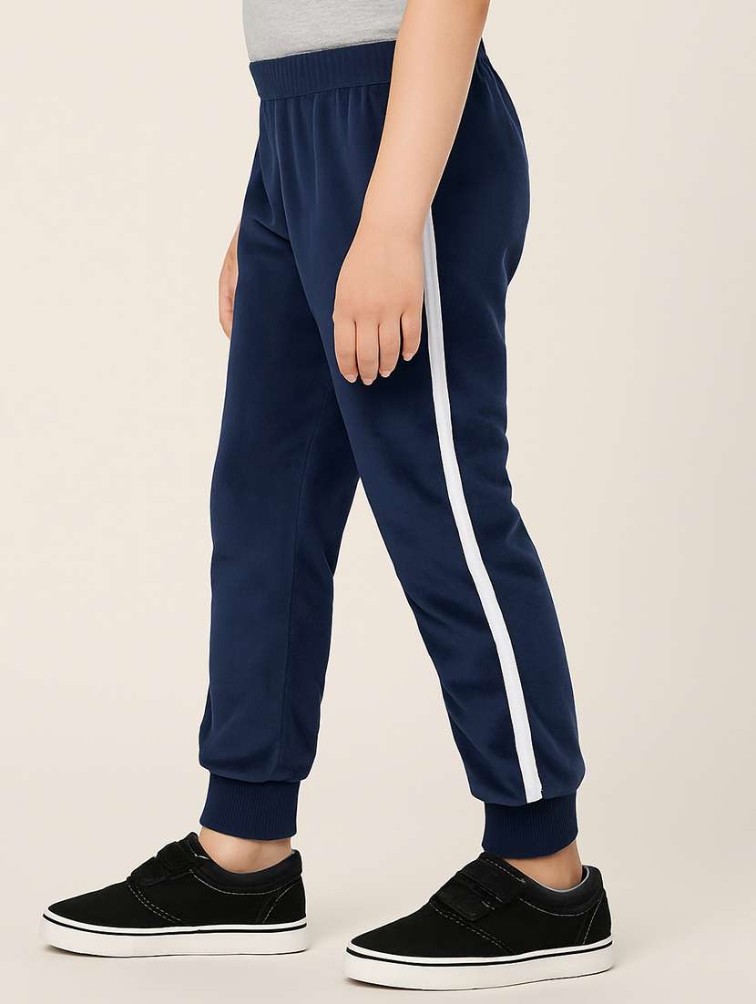 boys solid mid rise jogger - 22226506 -  Standard Image - 1