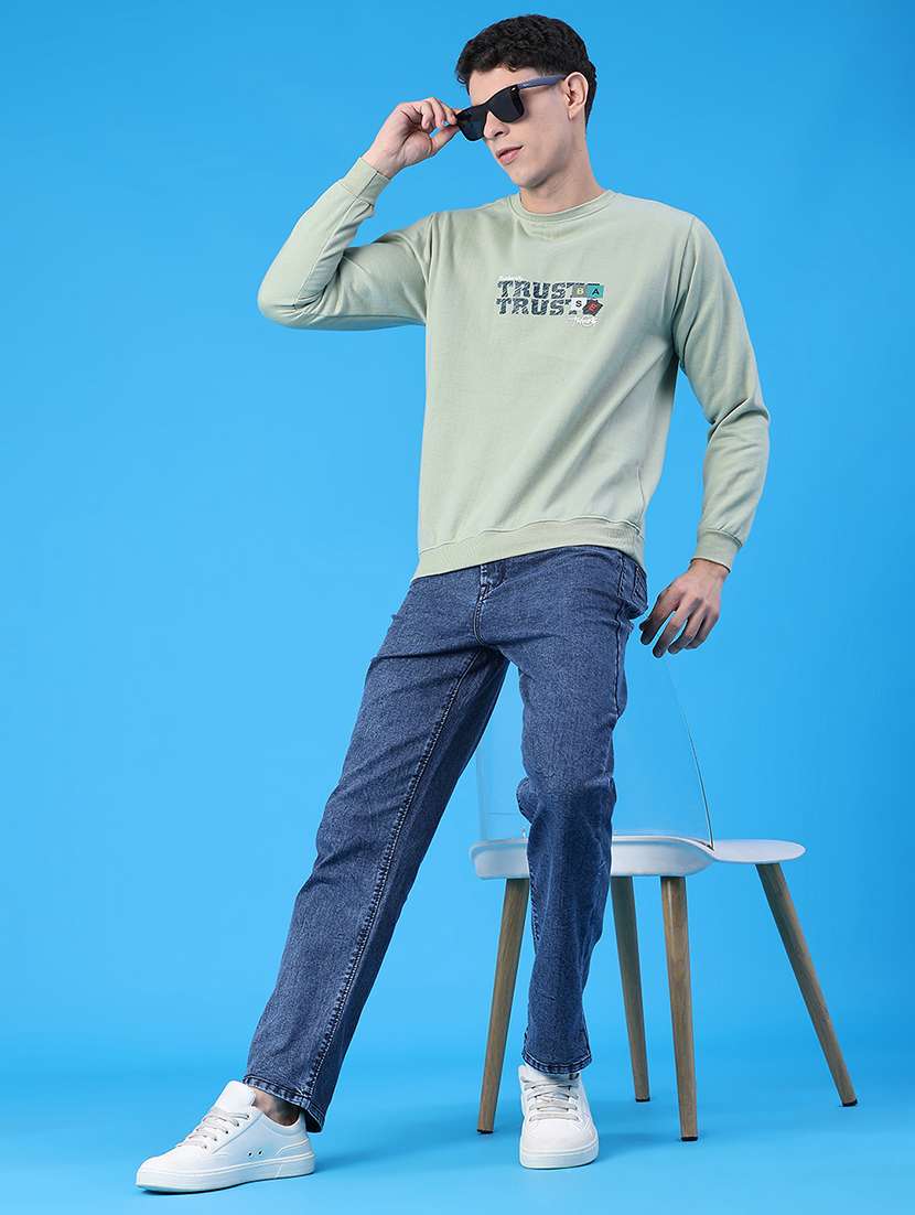 men plain mid rise full length jeans - 22226645 -  Standard Image - 4