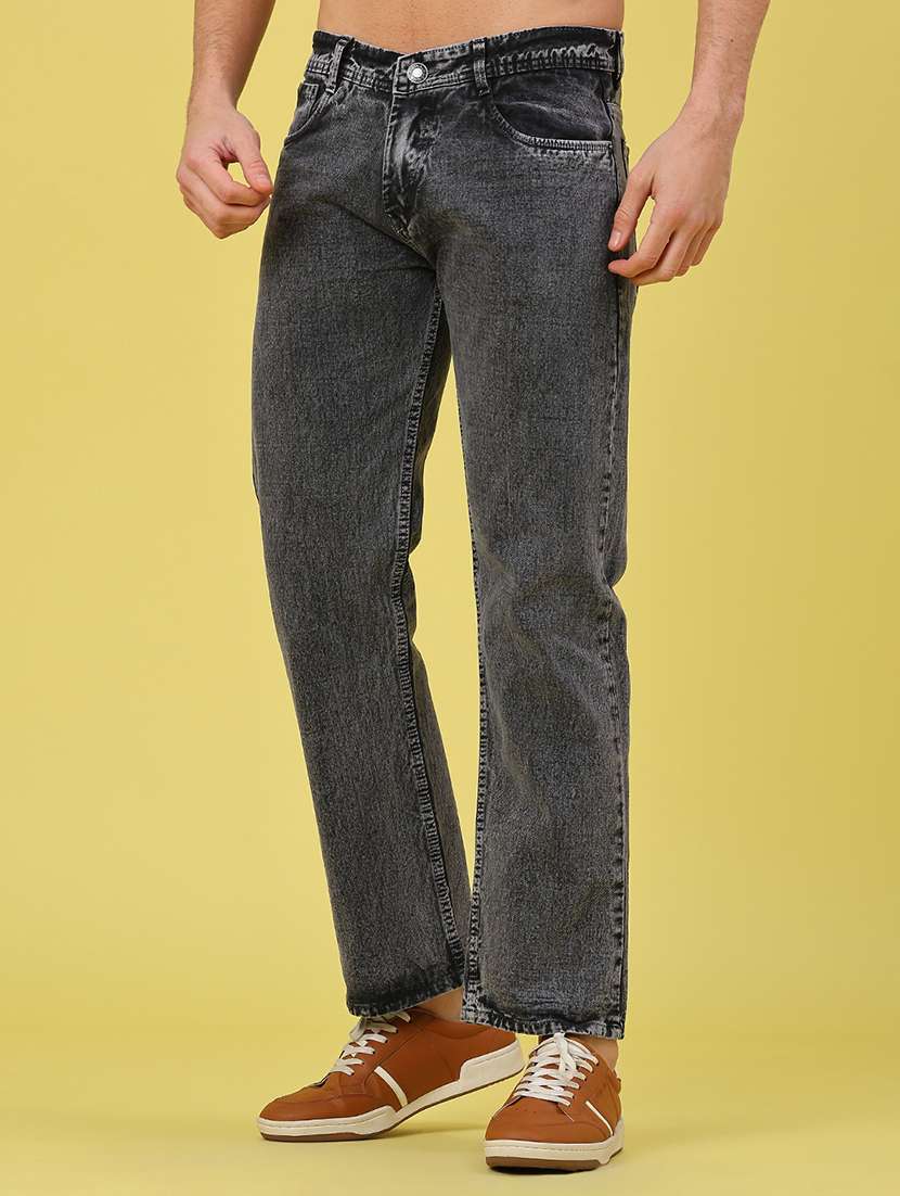 Men Plain Mid Rise Ankle Length Jeans - 22226757 -  Standard Image - 1
