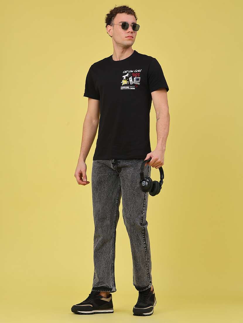 Men Plain Mid Rise Ankle Length Jeans - 22226765 -  Standard Image - 4