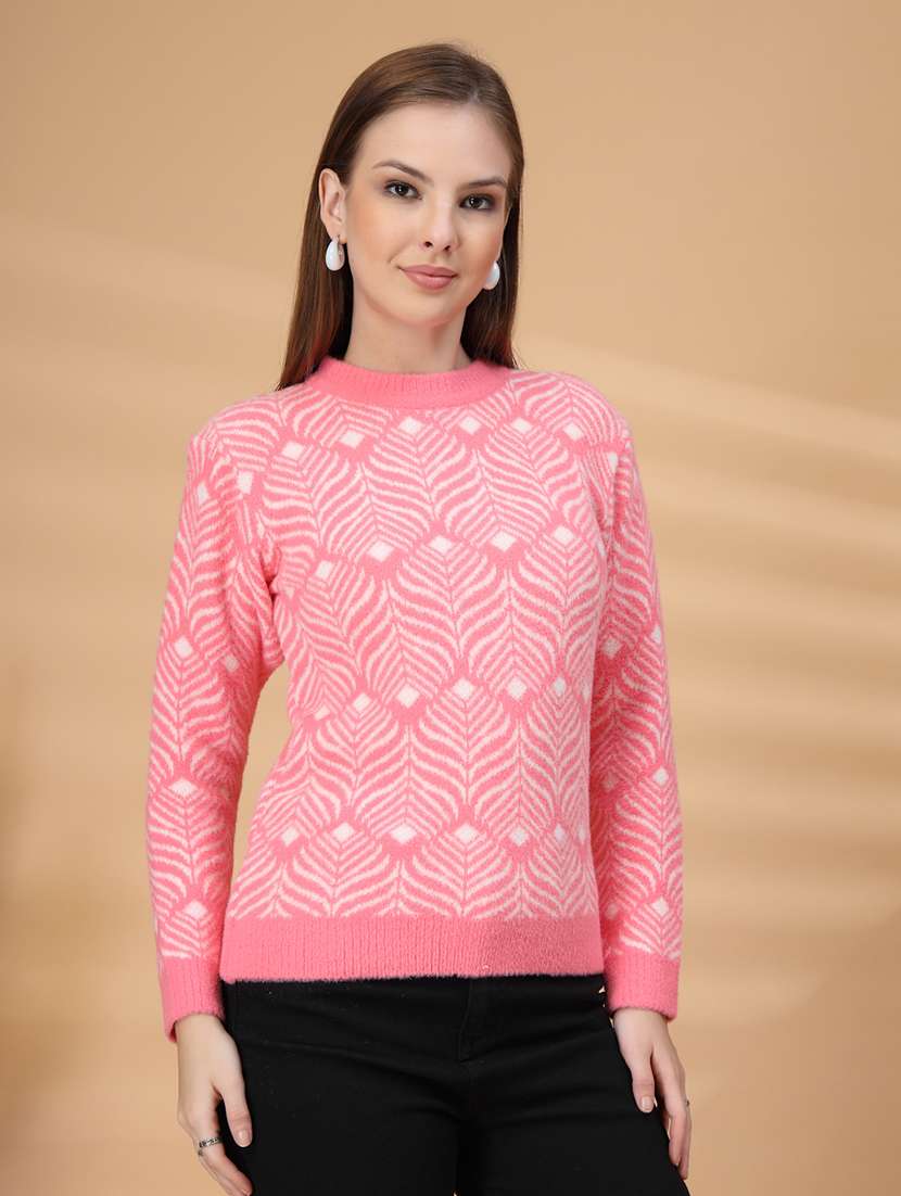 women self desigend long sleeve pullover - 22226829 -  Standard Image - 1