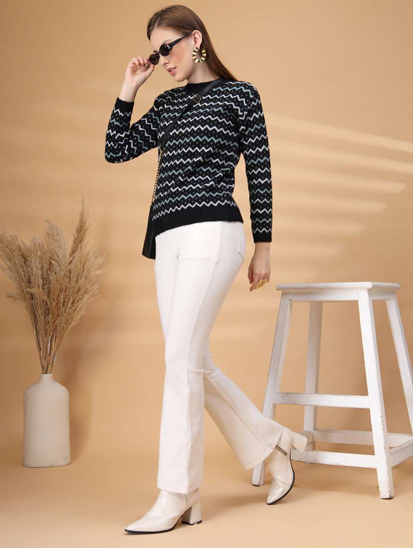 women self desigend long sleeve pullover - 22226833 -  Standard Image - 4