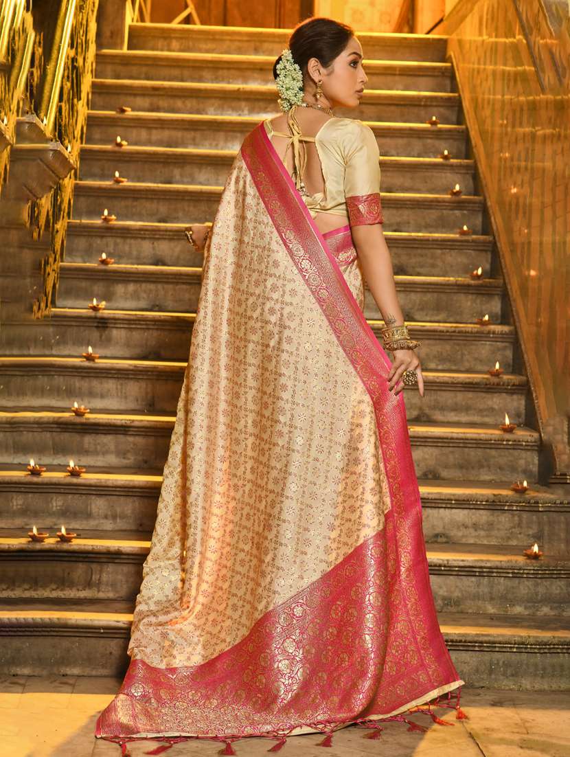 women self design banarasi saree with blouse - 22227027 -  Standard Image - 1