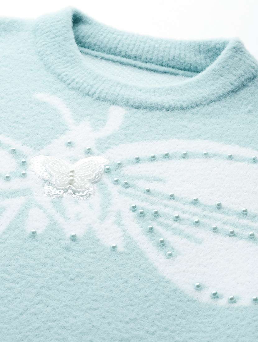 women self design long sleeve pullover - 22227148 -  Standard Image - 4