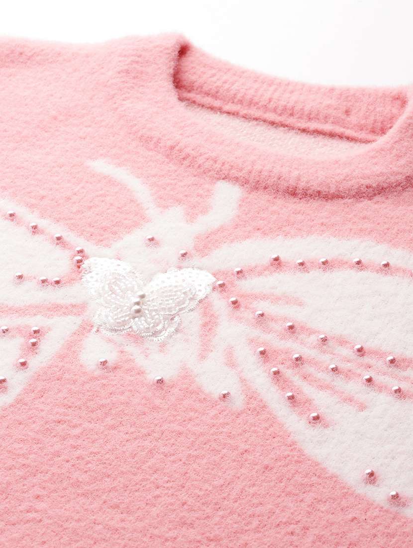 women self design long sleeve pullover - 22227149 -  Standard Image - 4