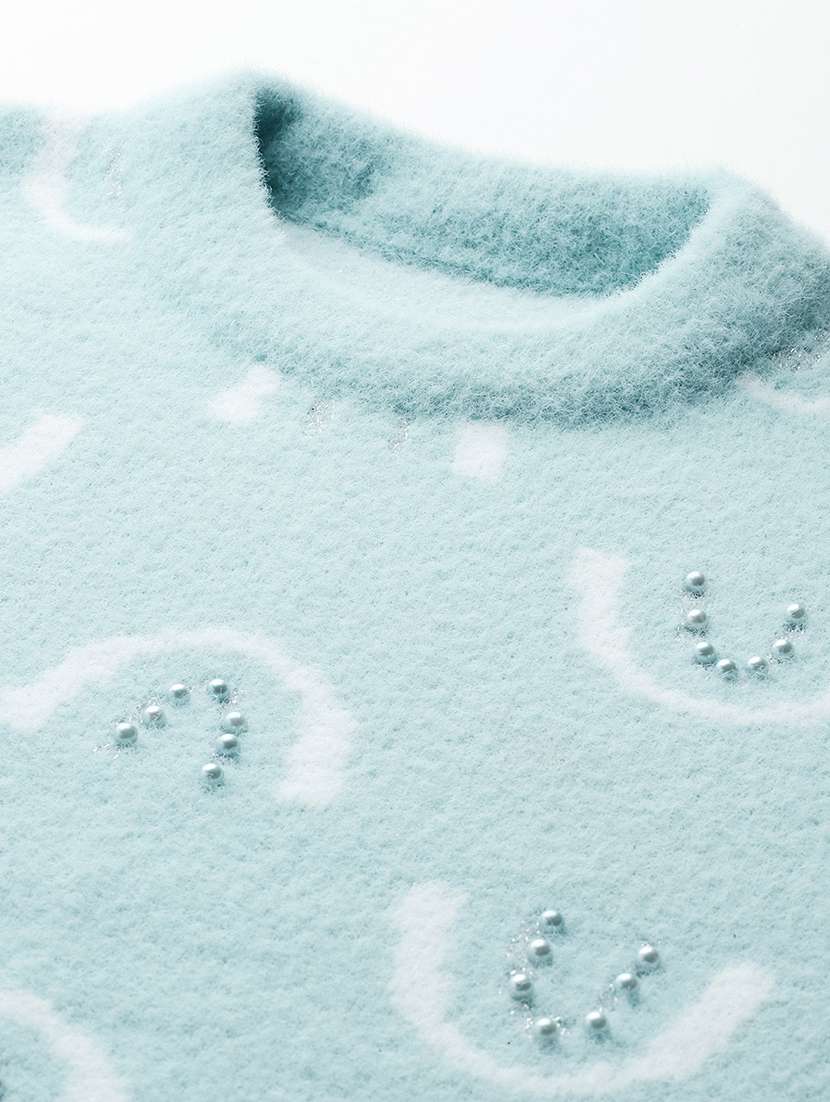 women self design long sleeve pullover - 22227150 -  Standard Image - 4