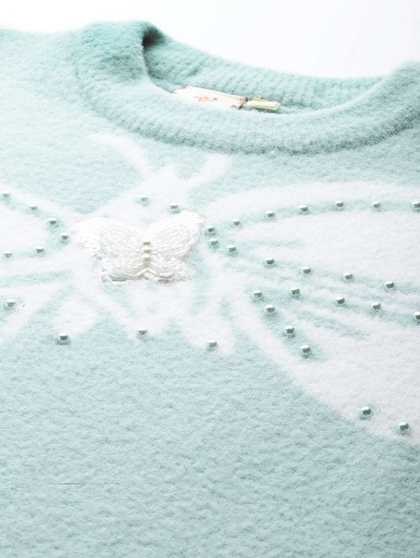 women self design long sleeve pullover - 22227151 -  Standard Image - 4