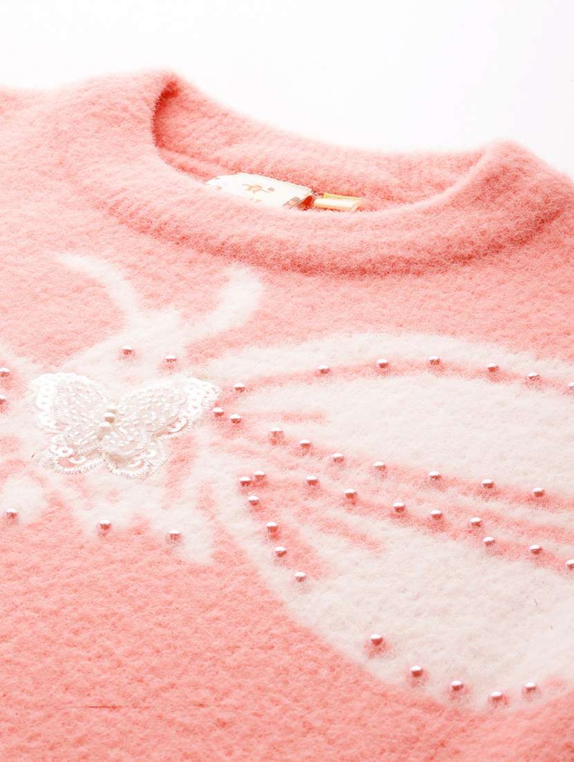 women self design long sleeve pullover - 22227152 -  Standard Image - 4