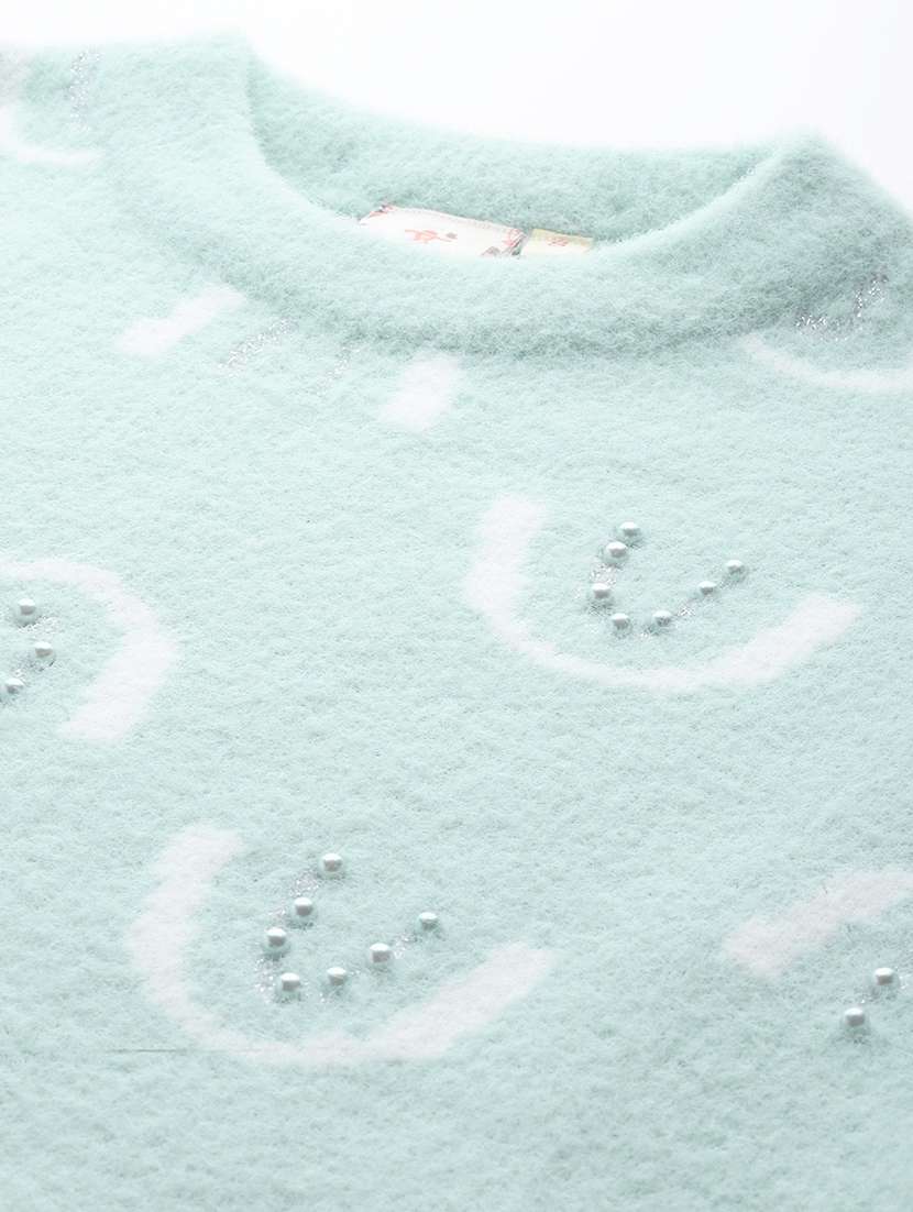 women self design long sleeve pullover - 22227153 -  Standard Image - 4