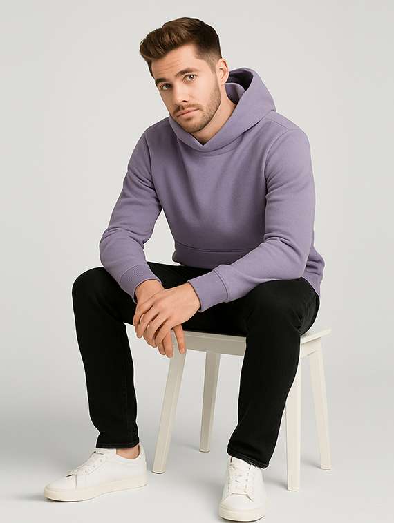 men solid long sleeve regular fit sweatshirt - 22227227 -  Standard Image - 4