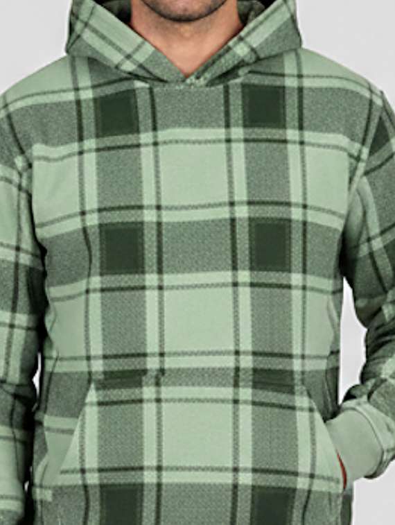men checkered long sleeve regualr fit sweatshirt - 22227265 -  Standard Image - 4