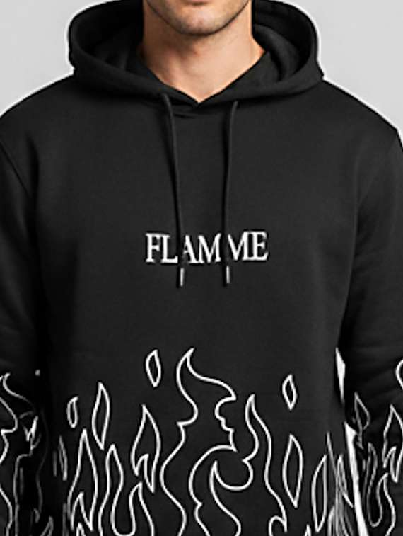 men front print long sleeve regular fit sweatshirt - 22227282 -  Standard Image - 4