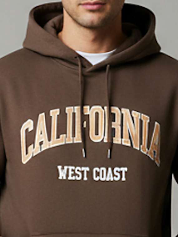 men chest print long sleeve regular fit sweatshirt - 22227287 -  Standard Image - 4