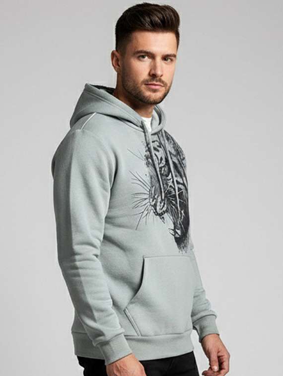 men placement print long sleeve regular fit sweatshirt - 22227303 -  Standard Image - 1