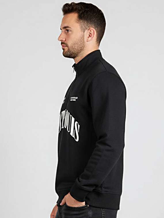 men front print long sleeve regular fit sweatshirt - 22227325 -  Standard Image - 1