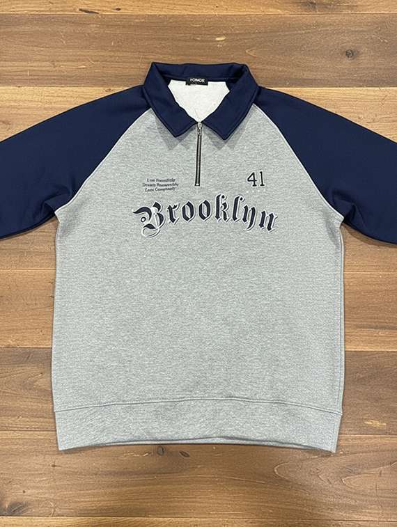 men color block long sleeve regular fit sweatshirt - 22227336 -  Standard Image - 4