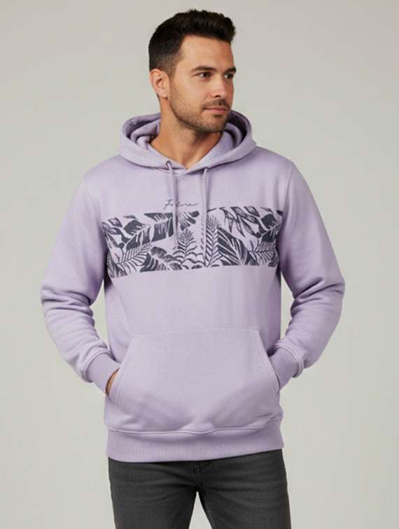 men chest print long sleeve regular fit sweatshirt