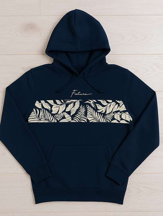 men chest print long sleeve regular fit sweatshirt - 22227343 -  Standard Image - 4