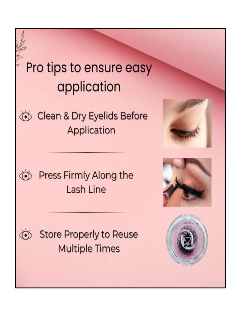 bobi self adhesive eyelashes sa47 outer edge lift bold curved look no glue reusable stick on - 22227358 -  Standard Image - 4