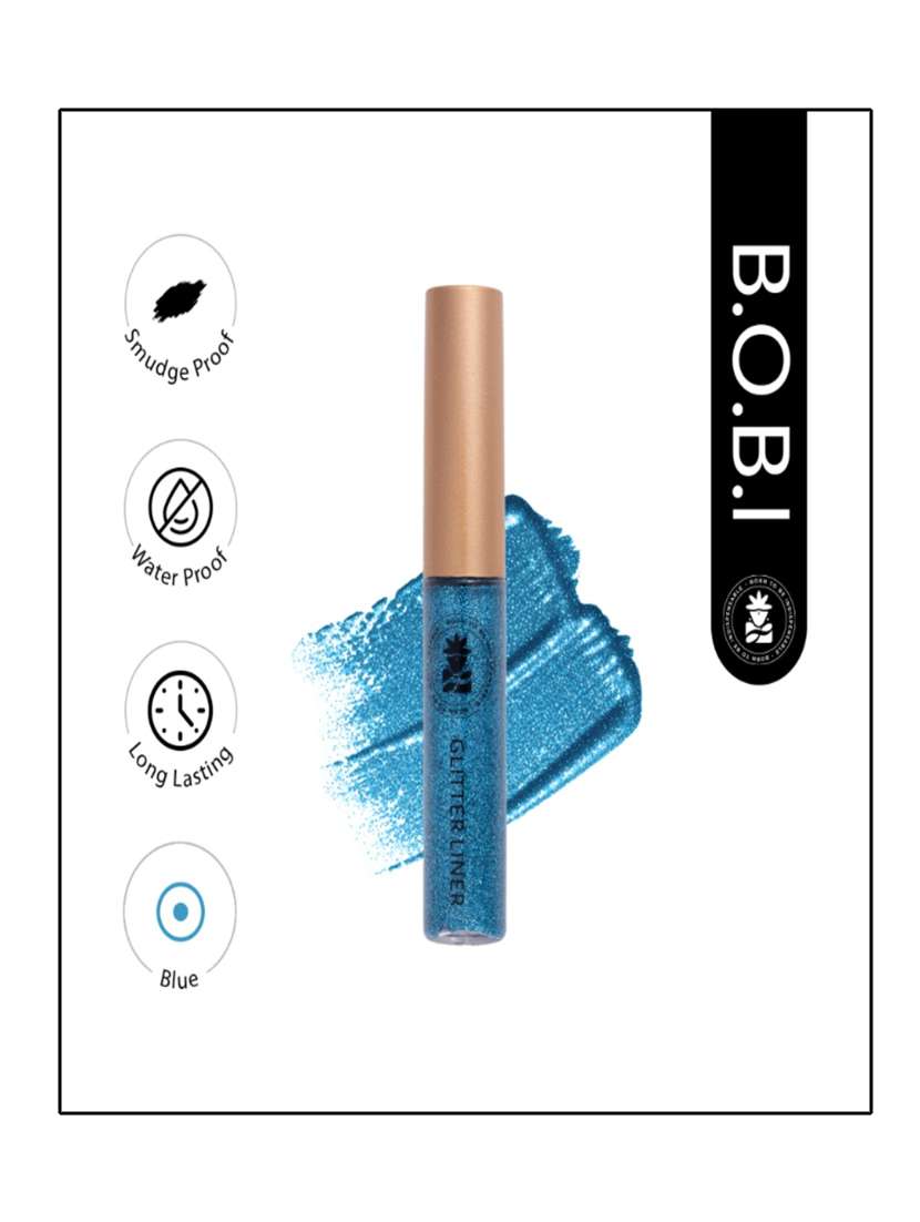 bobi glitter eyeliner delivers a radiant shimmer with every stroke combining intense colour with dazzling micro-fine glitter - 22227359 -  Standard Image - 1