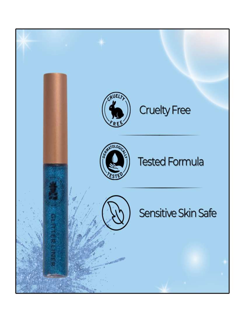 bobi glitter eyeliner delivers a radiant shimmer with every stroke combining intense colour with dazzling micro-fine glitter - 22227359 -  Standard Image - 4