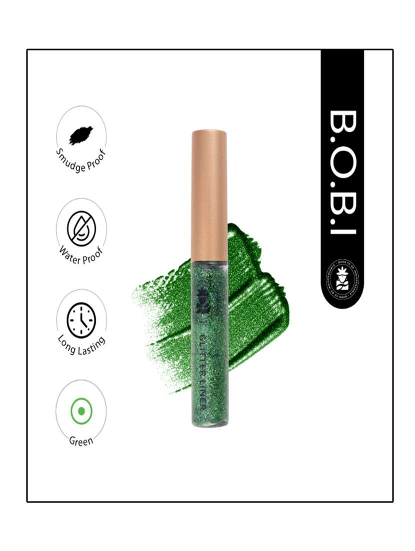 bobi glitter eyeliner delivers a radiant shimmer with every stroke combining intense colour with dazzling micro-fine glitter - 22227361 -  Standard Image - 1