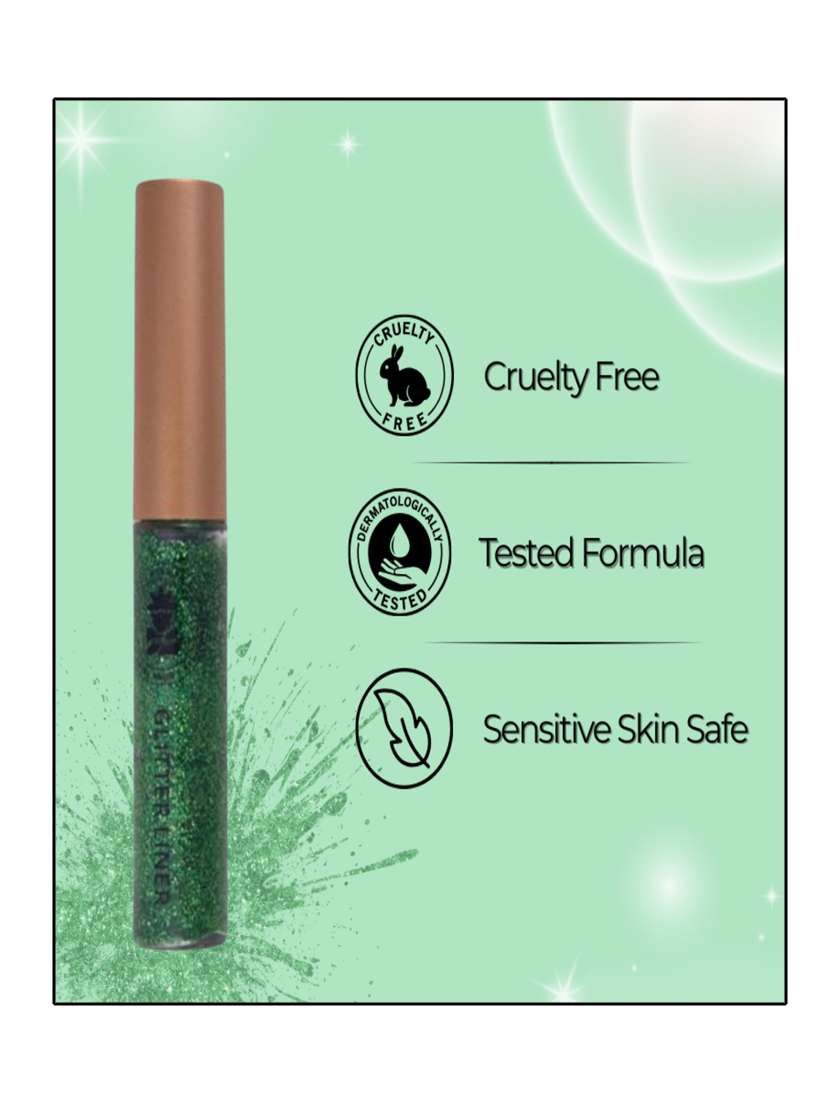 bobi glitter eyeliner delivers a radiant shimmer with every stroke combining intense colour with dazzling micro-fine glitter - 22227361 -  Standard Image - 4