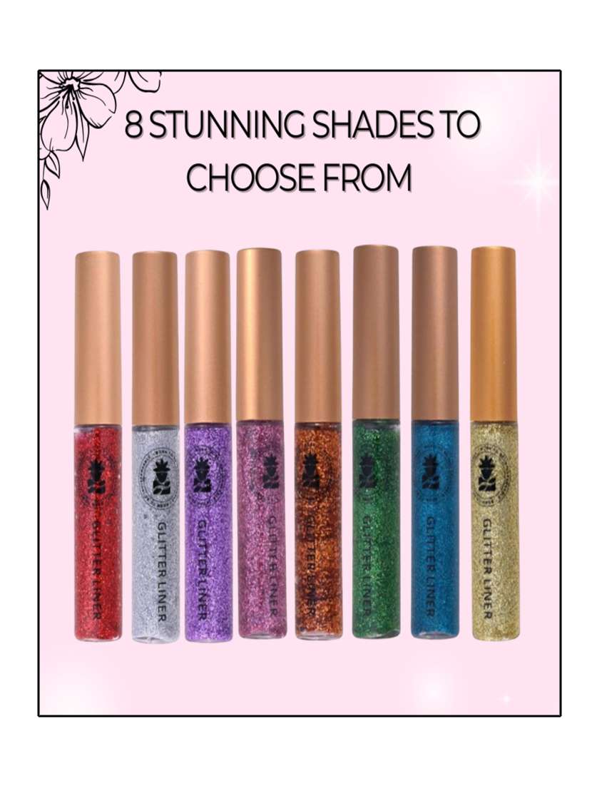 bobi glitter eyeliner delivers a radiant shimmer with every stroke combining intense colour with dazzling micro-fine glitter - 22227363 -  Standard Image - 6