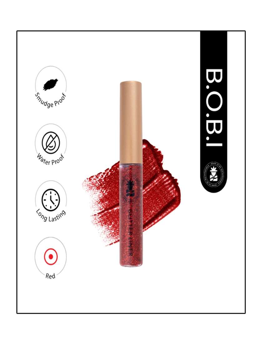 bobi glitter eyeliner delivers a radiant shimmer with every stroke combining intense colour with dazzling micro-fine glitter - 22227365 -  Standard Image - 1