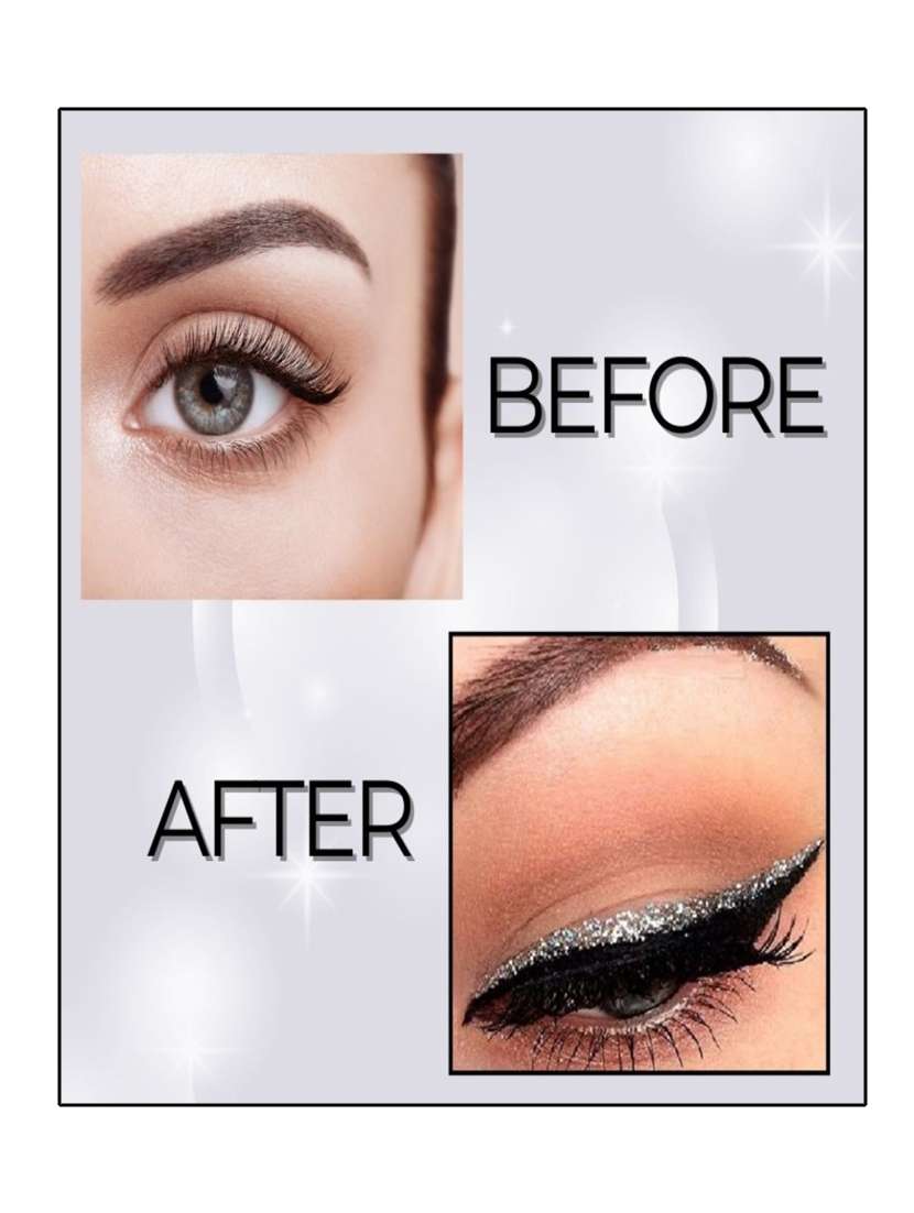 bobi glitter eyeliner delivers a radiant shimmer with every stroke combining intense colour with dazzling micro-fine glitter - 22227366 -  Standard Image - 1