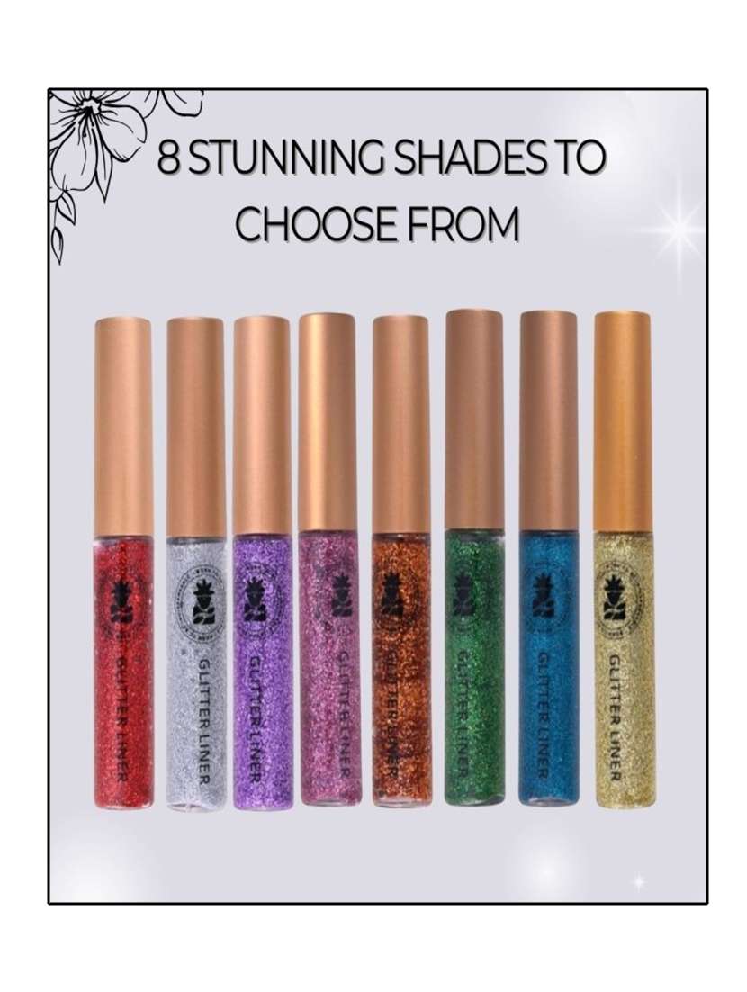 bobi glitter eyeliner delivers a radiant shimmer with every stroke combining intense colour with dazzling micro-fine glitter - 22227366 -  Standard Image - 4