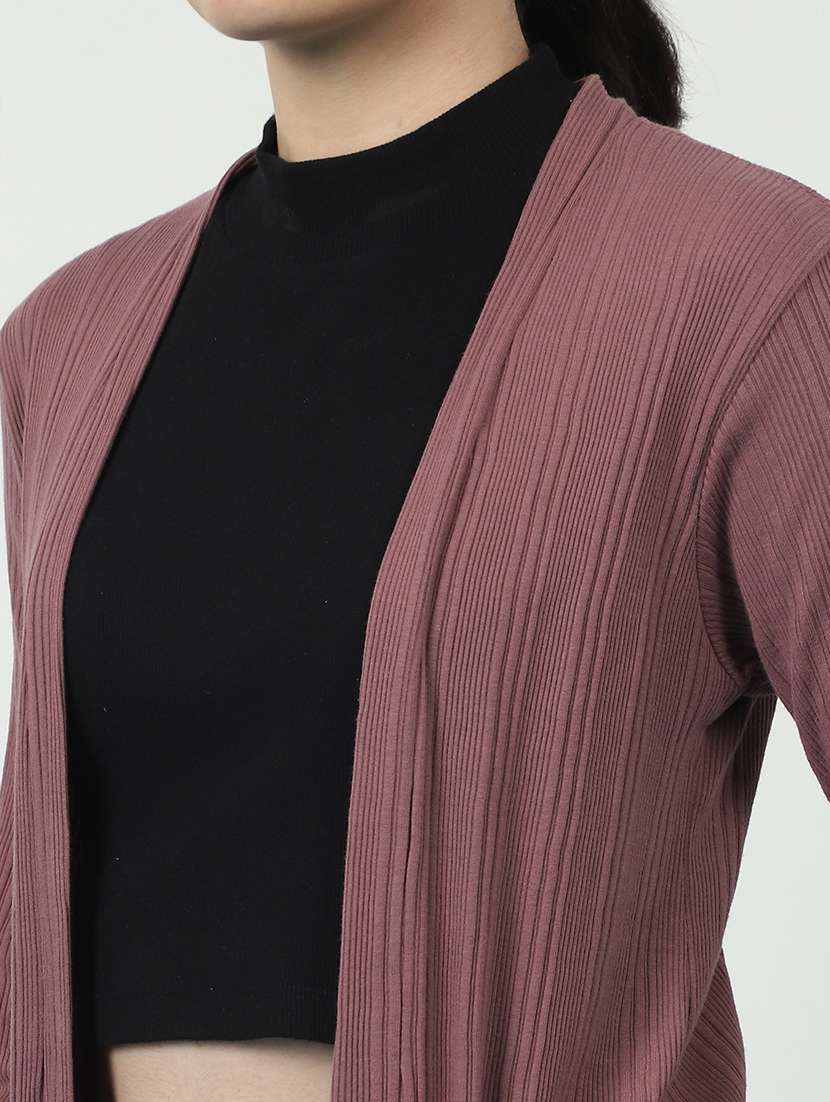 women self designed long sleeve shrug - 22227459 -  Standard Image - 4