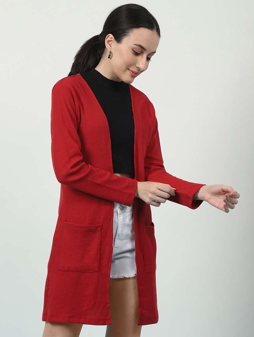 women self designed long sleeve shrug - 22227461 -  Standard Image - 1