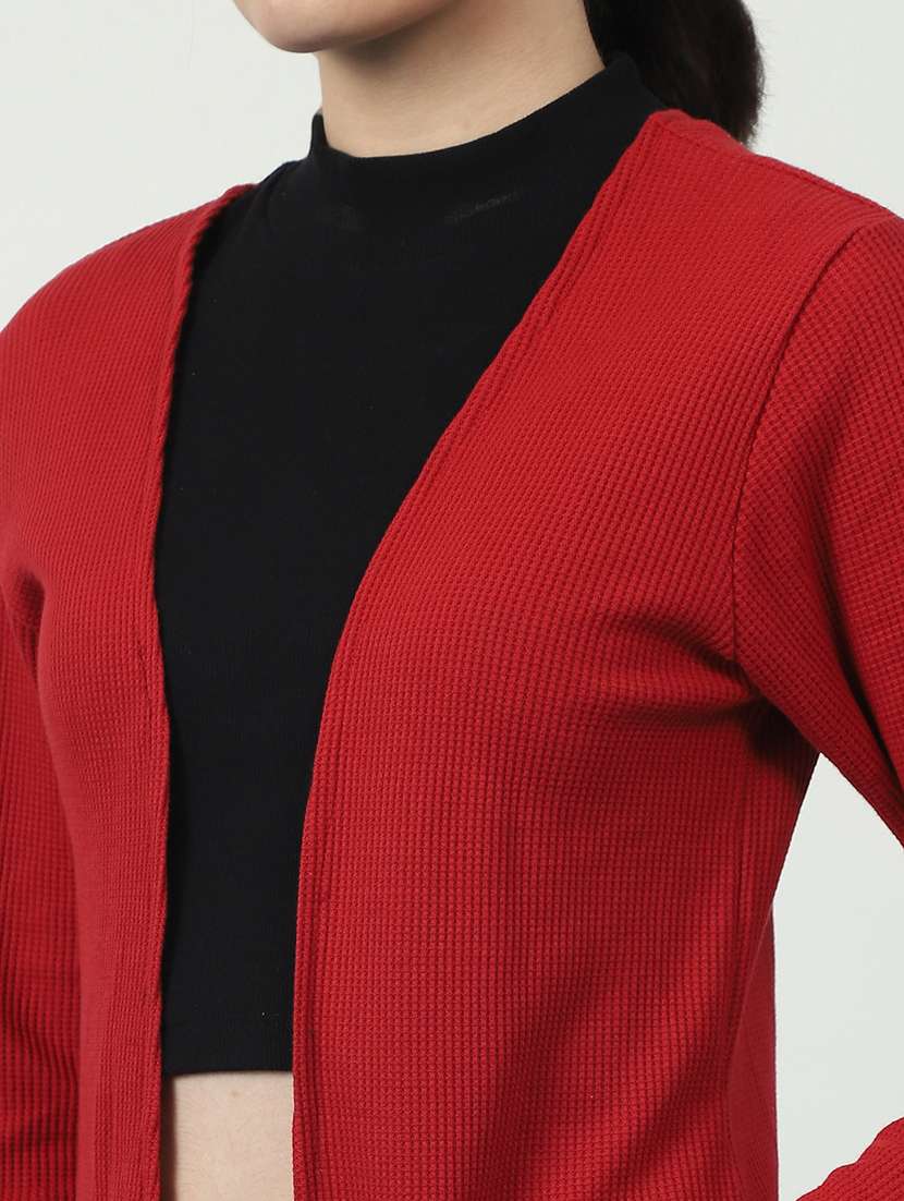 women self designed long sleeve shrug - 22227461 -  Standard Image - 4