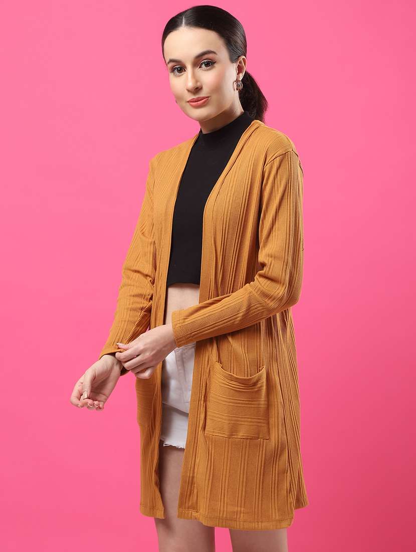 women self designed long sleeve shrug - 22227465 -  Standard Image - 1