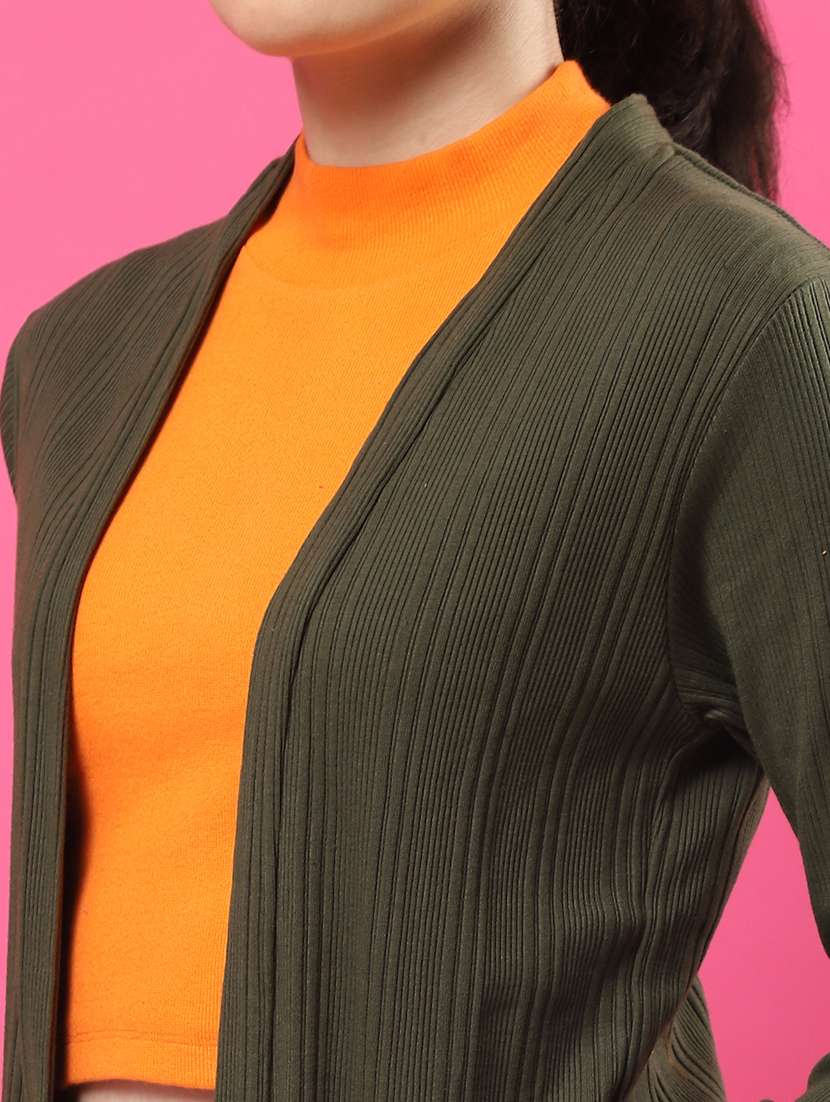 women self designed long sleeve shrug - 22227466 -  Standard Image - 4