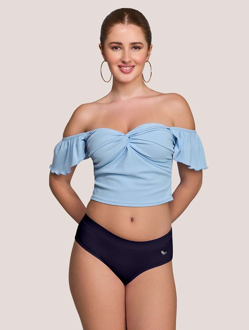 women pack of 2 solid mid rise panty - 22227635 -  Standard Image - 1