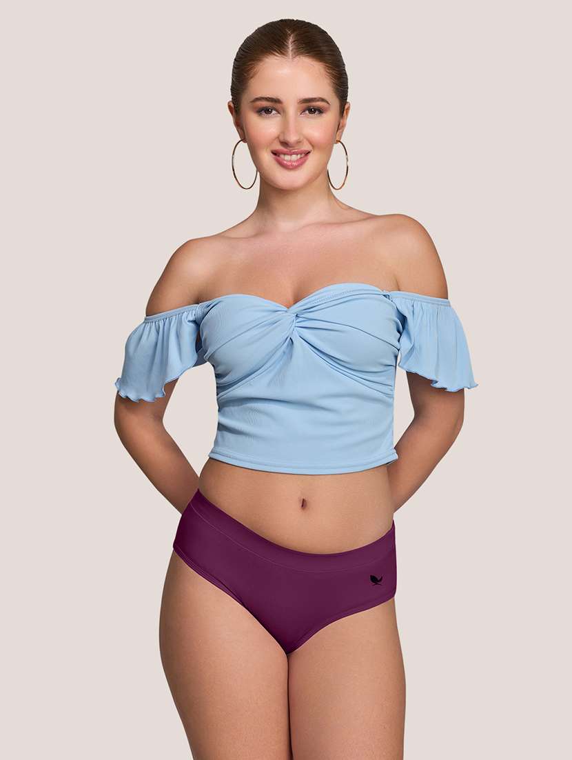 women pack of 3 solid mid rise panty - 22227640 -  Standard Image - 1