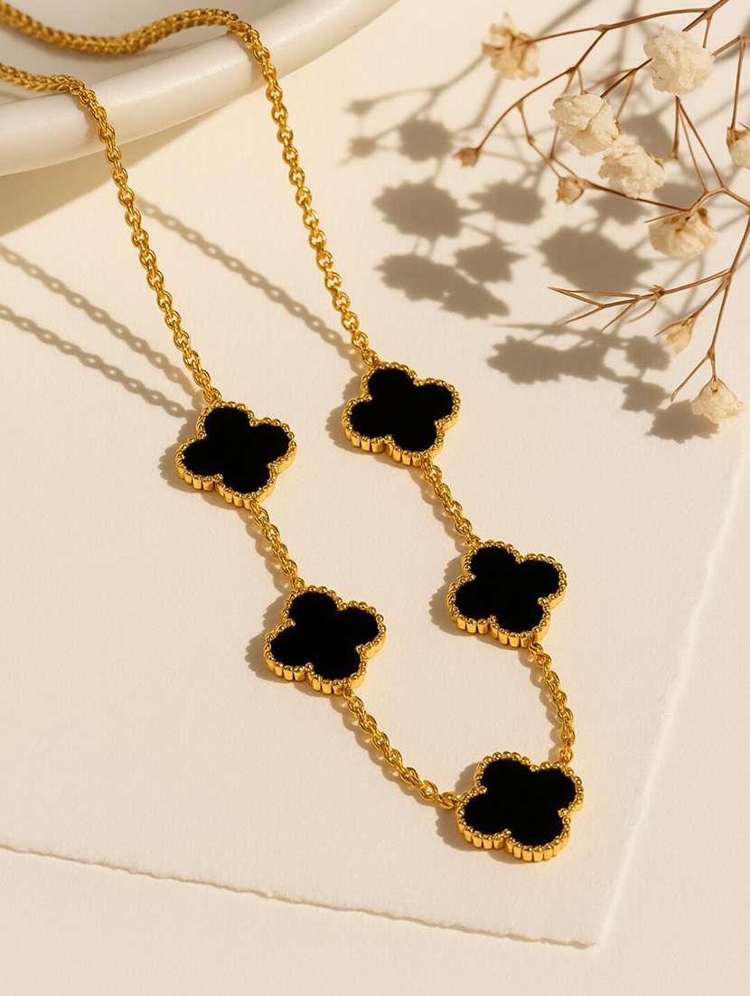 women clover stainless steel pendant - 22227662 -  Standard Image - 1