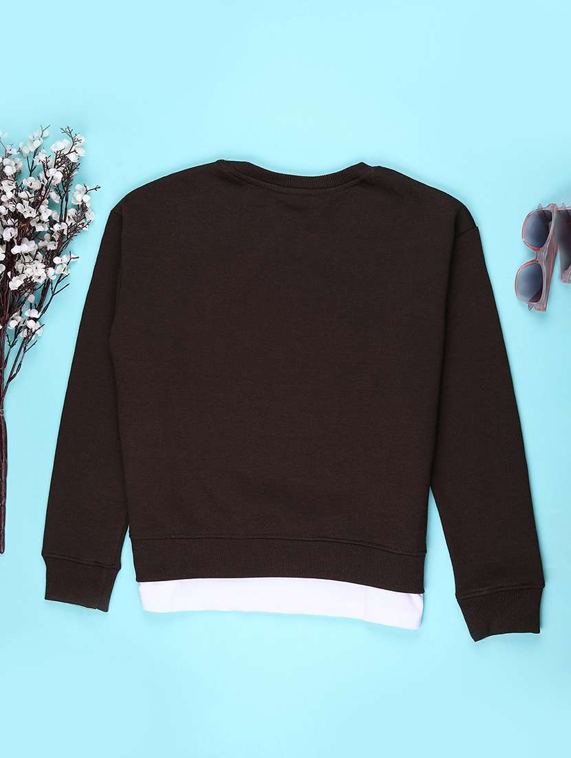 girls printed long sleeve sweatshirt - 22227681 -  Standard Image - 1