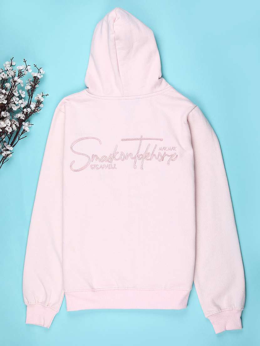 girls printed long sleeve hooded sweatshirt - 22227682 -  Standard Image - 1