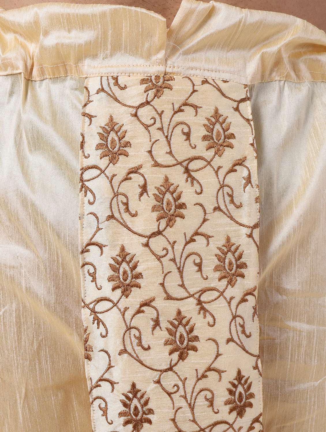men solid with work mid rise dhoti - 22227719 -  Standard Image - 4