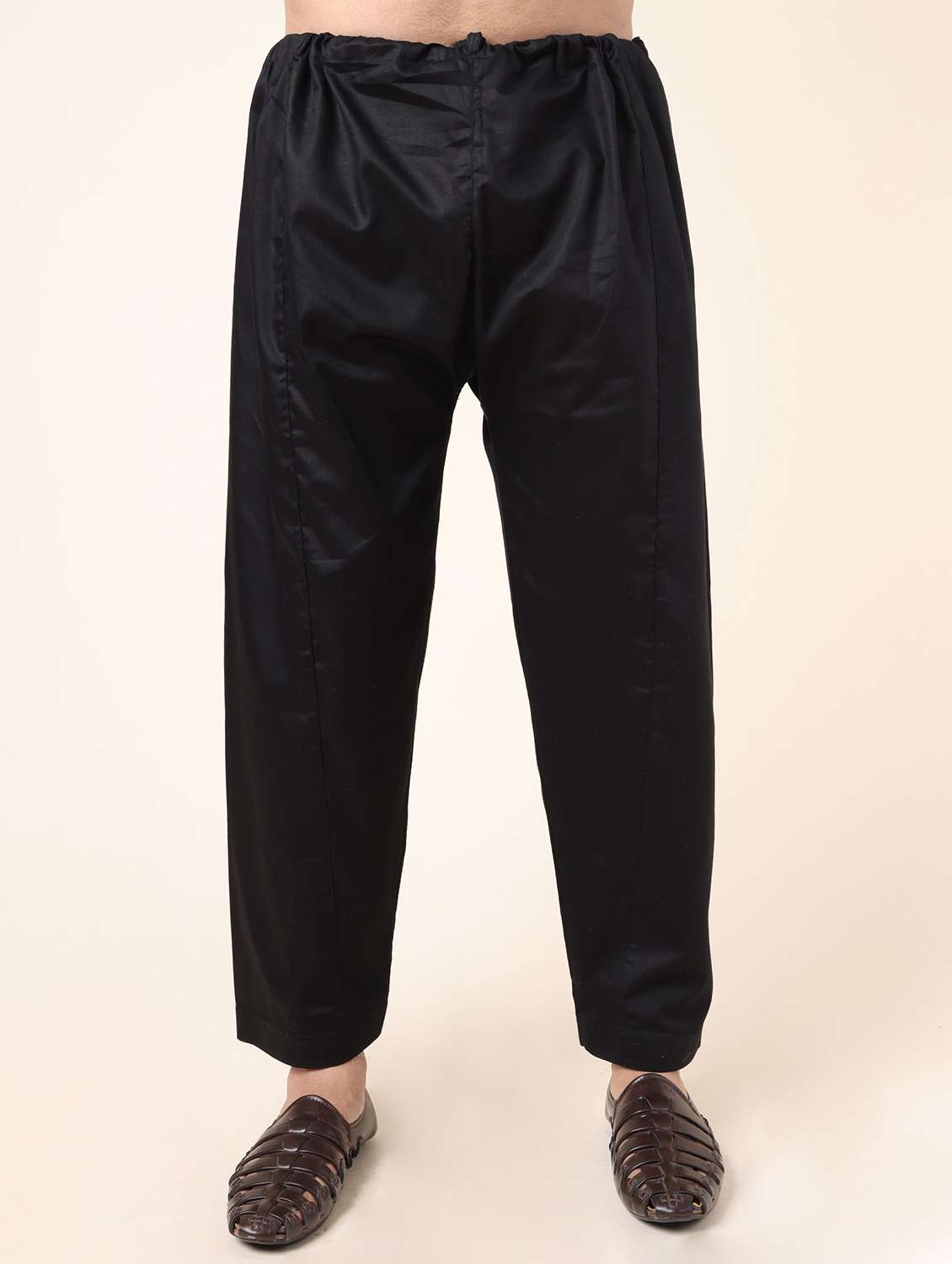 men solid long sleeve pathani ethnic wear set - 22227988 -  Standard Image - 4